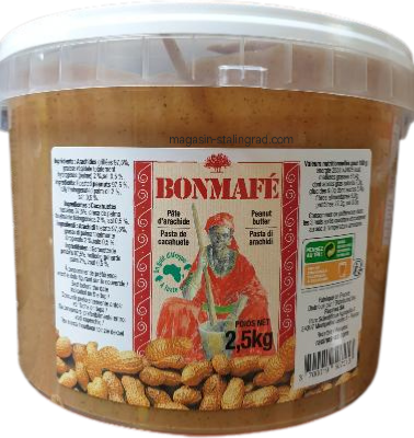 Pâte d'arachide Bonmafé (2,5kg)