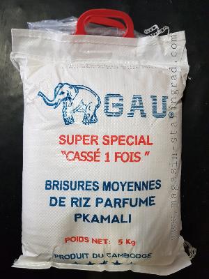 Riz parfumé cassé 1fois (5kg)