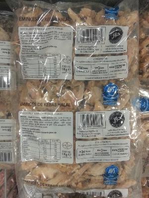 Emincés de Kébab Halal (800g) 