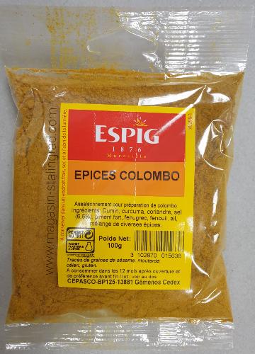 Epices colombo (100g)