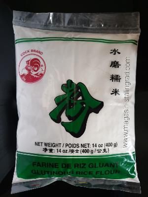 Farine de riz  gluant 'COQ' (400g)