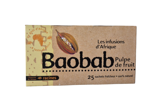 Thé baobab, 25 sachets fraîcheur 