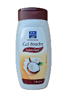 Gel douche parfum coco, 250 ml