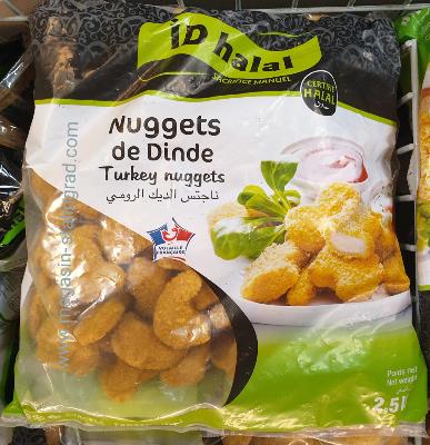 Nuggets de dinde halal (2,5kg)