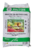 Brisure de riz perle d'Asie cassé 2 fois, 20 kg