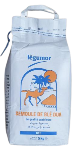Semoule de blé dur fine légumor (5kg)
