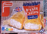 Fish & chips filet de cabillaud, surgelé (400g)