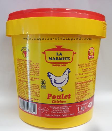 Bouillon poulet la marmite, 1kg.