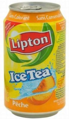 Thé lipton saveur pèche (24X33cl) 