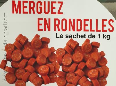 Merguez en rondelles surgelée (800g)