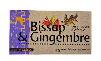 Thé bissap et gingembre, 25 sachets