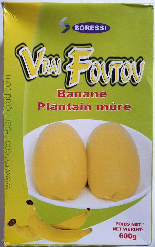 Vrai foutou, plantain mûr (600g)