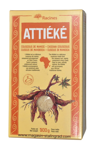Couscous de manioc, Attiéké  (500g)