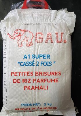 Riz parfumé cassé 2 fois (5kg)