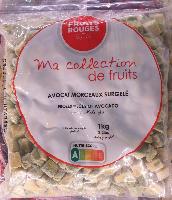 Avocat morceaux surgelée, 1kg.