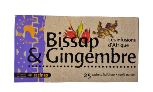 Thé bissap et gingembre, 25 sachets