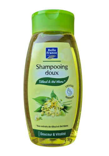 Shampoing doux, tilleul et thé blanc, 250 ml