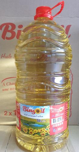 Huile de tournesol Bingoil, (10 litres)