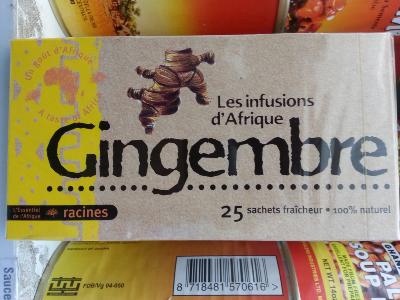 Thé gingembre en Infusion ( 25 Sachets)