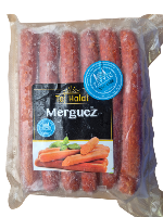 Merguez entières de bœuf, surgelée (800g)